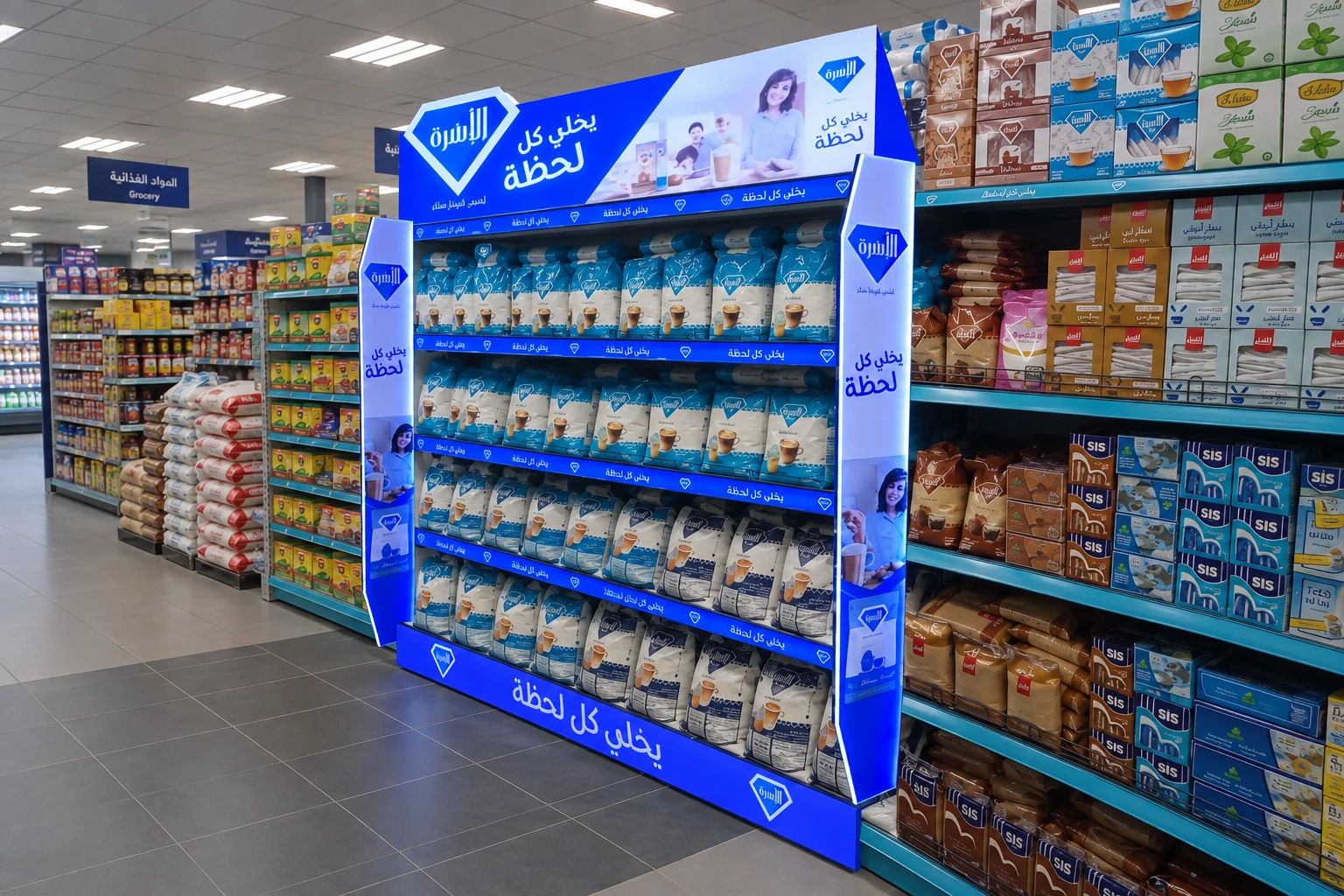السكر ضمن إطار مضيء