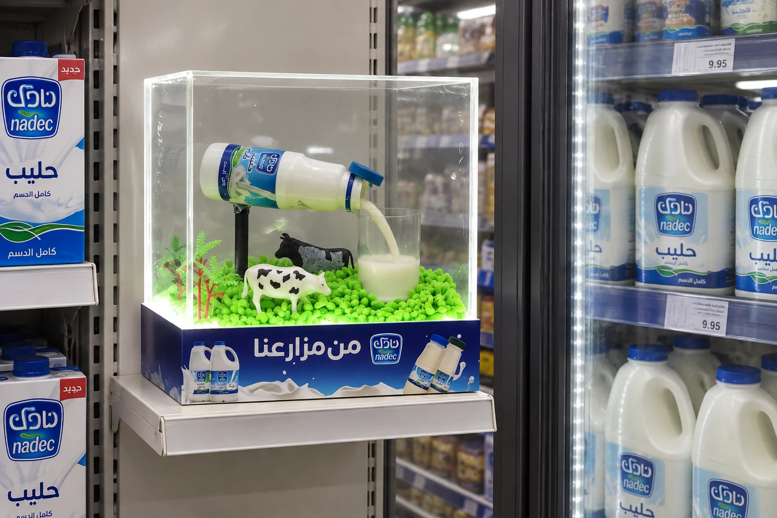مزرعة مصغّرة على الرف